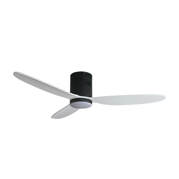 พัดลมเพดาน MR.KEN รุ่น CAN Solid Wood 52" HR LED DC Motor พัดลมมีไฟ ใบพัดไม้แท้ พร้อมรีโมทคอนโทรล